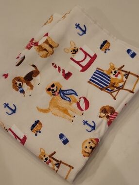 New Patriotic Puppy Dog Handtowel